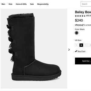 UGGs- Bailey Bow Tall ll